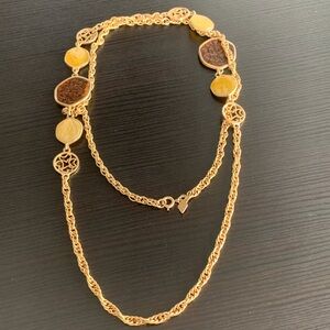 Sarah Coventry Necklace Signed with Textured Lucite